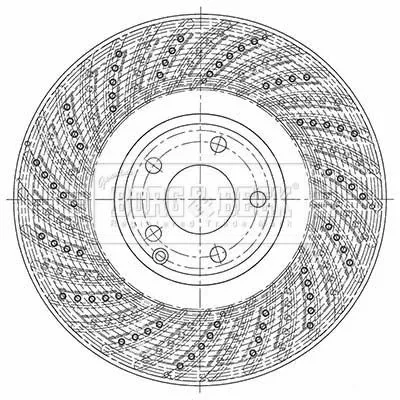 2x Front Perforated/vented Brake Discs For Mercedes Cls 360mm