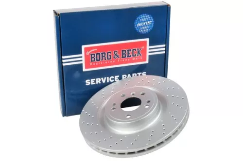 Single Front Perforated/vented Brake Disc Fits Mercedes Gle M-class 350mm