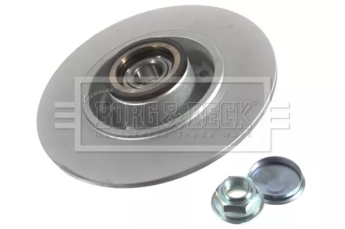 Borg and Beck Borg and Beck BBD6149S Single Rear Solid Brake Disc Fits Renault Megane 260mm 