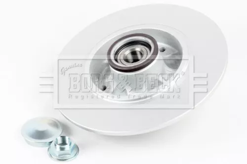 Borg and Beck Borg and Beck BBD6150S Single Rear Solid Brake Disc Fits Renault Captur Megane 260mm 