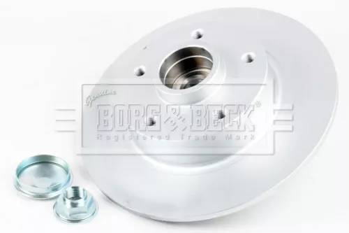 Borg and Beck Borg and Beck BBD6150S Single Rear Solid Brake Disc Fits Renault Captur Megane 260mm 