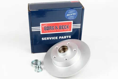 Borg and Beck Borg and Beck BBD6150S Single Rear Solid Brake Disc Fits Renault Captur Megane 260mm 