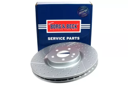 Single Front Perforated/vented Brake Disc Fits Mercedes A-class Cla Gla-class 35