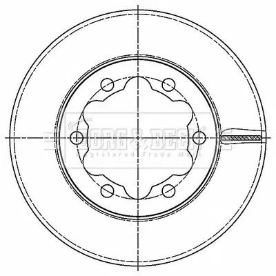 Single Rear Vented Brake Disc Fits Man Vw Crafter Tge 303mm