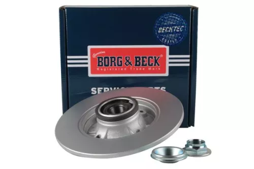 Borg and Beck Borg and Beck BBD6194S Single Rear Solid Brake Disc Fits Citroën Opel Peugeot Vauxhall 2008 208 C3 C3 A 