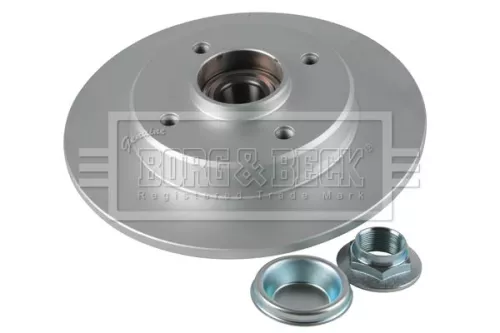 Borg and Beck Borg and Beck BBD6194S Single Rear Solid Brake Disc Fits Citroën Opel Peugeot Vauxhall 2008 208 C3 C3 A 