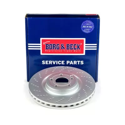 2x Front Perforated/vented Brake Discs For Mercedes Cls 344mm