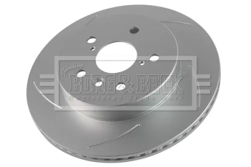 Borg and Beck Borg and Beck BBD6297S Single Rear Left Vented Brake Disc Fits Toyota Yaris 297mm 