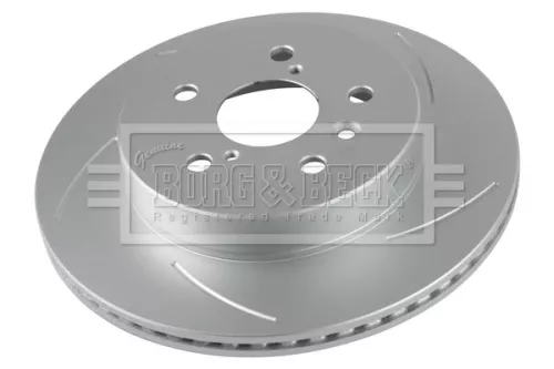 Borg and Beck Borg and Beck BBD6298S Single Rear Right Vented Brake Disc Fits Toyota Yaris 297mm 