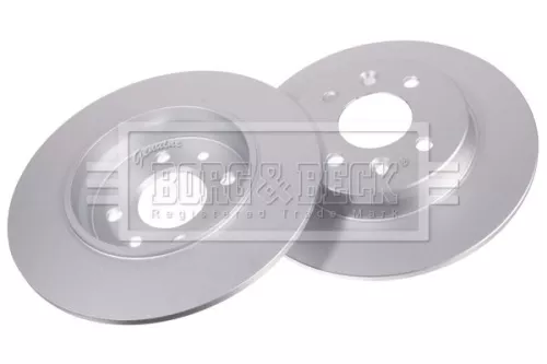 Borg and Beck Borg and Beck BBD6300 2x Rear Solid Brake Discs For Renault Clio 260mm 