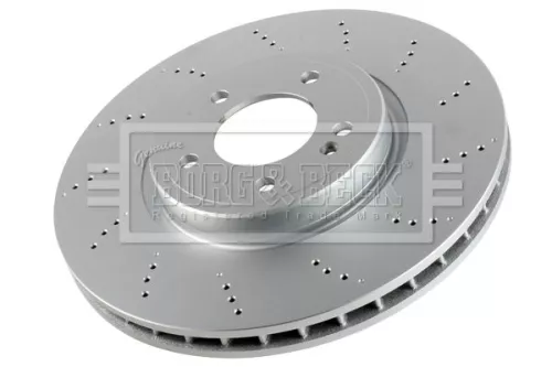 Borg and Beck Borg and Beck BBD6313S Single Rear Perforated/vented Brake Disc Fits Mercedes G-class 370mm 