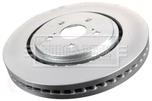 Borg and Beck Borg and Beck BBD6317S Single Front Vented Brake Disc Fits Suzuki Toyota Across Highlander Rav 4 340mm 