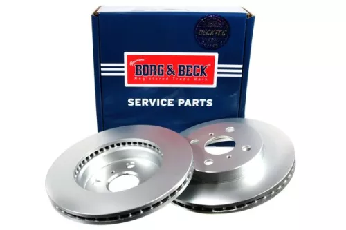 2x Front Vented Brake Discs For Toyota Yaris 255mm