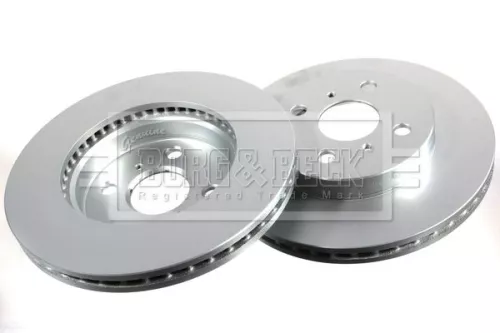 Borg and Beck Borg and Beck BBD6319 2x Front Vented Brake Discs For Toyota Yaris 255mm 