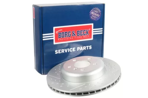 Borg and Beck Borg and Beck BBD7009S Single Rear Perforated/vented Brake Disc Fits Bmw 3 4 Series 345mm 
