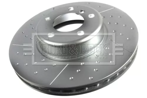Borg and Beck Borg and Beck BBD7012S Single Front Perforated/vented Brake Disc Fits Bmw 1 2 3 4 Series 340mm 