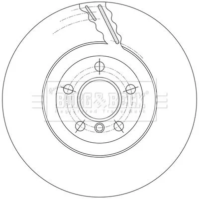 2x Rear Left Vented Brake Discs Fits Bmw Toyota 3 4 5 6 7 I4 Supra X3 X4 X5 Z4 3