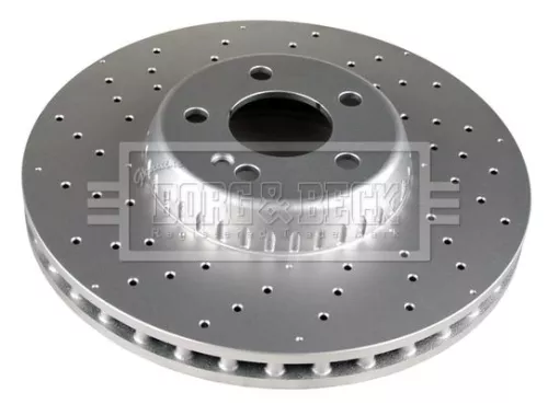 Borg and Beck Borg and Beck BBD7035S Single Front Perforated/vented Brake Disc Fits Mercedes C-class E-class 342mm 