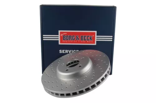 Borg and Beck Borg and Beck BBD7036S Single Front Perforated/vented Brake Disc Fits Mercedes C-class Cls E-class Eqc  