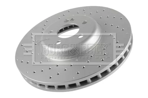 Borg and Beck Borg and Beck BBD7036S Single Front Perforated/vented Brake Disc Fits Mercedes C-class Cls E-class Eqc  