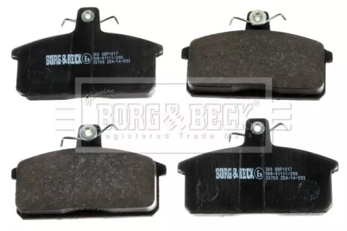 Borg and Beck Borg and Beck BBP1017 Front Brake Pad Set Fits Lancia Seat Delta Fura Ibiza Marbella Prisma Ronda 