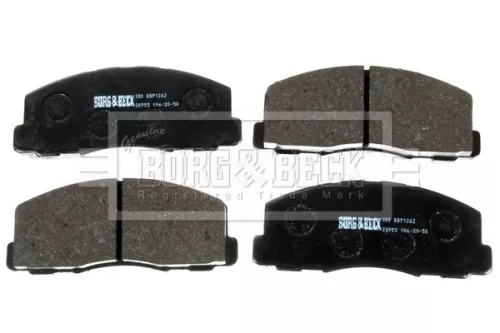 Borg & Beck Borg & Beck BBP1262 Front Brake Pad Set Fits Mitsubishi Colt Cordia Galant Lancer Lancer F Mirage Sp 