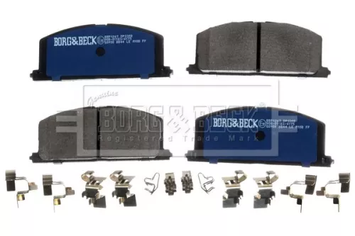 Borg and Beck Borg and Beck BBP1267 Front Brake Pad Set Fits Toyota Camry Carina Celica Corolla Corolla Levin Corona 