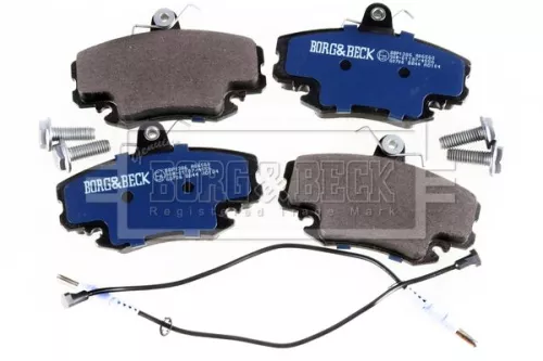 Borg and Beck Borg and Beck BBP1386 Front Brake Pad Set Fits Dacia Lada Peugeot Renault 11 18 19 20 205 21 25 30 309 