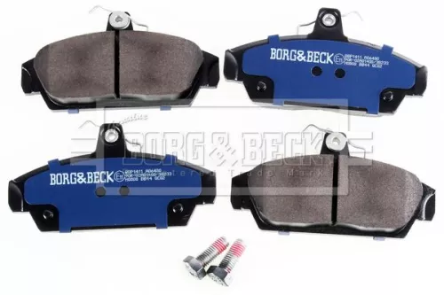Borg and Beck Borg and Beck BBP1411 Front Brake Pad Set Fits Austin Mg Rover 100 100 / Metro Metro Mg Tf Mgf Mini 