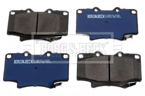 Borg and Beck Borg and Beck BBP1442 Front Brake Pad Set Fits Toyota Land Cruiser Land Cruiser 80 Land Cruiser 90 