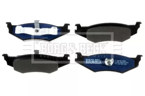 Borg and Beck Borg and Beck BBP1450 Rear Brake Pad Set Fits Chrysler Dodge Plymouth 300m Breeze Caravan Cirrus Conco 