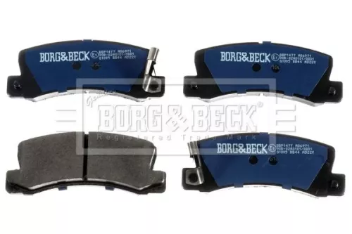 Borg & Beck Borg & Beck BBP1477 Rear Brake Pad Set Fits Lexus Toyota Caldina Camry Celica Corolla Corona Es Harr 