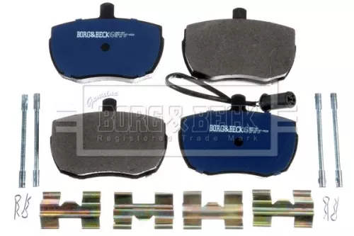 Borg and Beck Borg and Beck BBP1481 Front Brake Pad Set Fits Alfa Romeo Carbodies Iveco Land Rover Ldv Lti Rover 200 