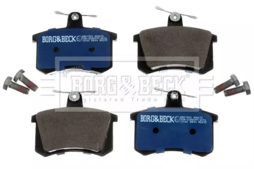 Borg & Beck Borg & Beck BBP1503 Rear Brake Pad Set Fits Alfa Romeo Audi Fiat Lancia Vw 100 155 164 200 33 80 90  