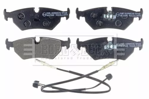 Borg and Beck Borg and Beck BBP1515 Rear Brake Pad Set Fits Citroën Fiat Lancia Peugeot 806 Evasion Ulysse Zeta 