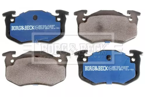 Borg and Beck Borg and Beck BBP1545 Rear Brake Pad Set Fits Citroën Peugeot Renault 106 11 19 205 206 306 309 9 Mega 