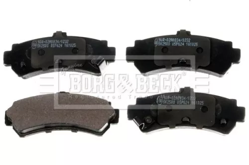 Borg and Beck Borg and Beck BBP1552 Rear Brake Pad Set Fits Nissan Almera 