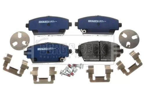 Borg & Beck Borg & Beck BBP1652 Front Brake Pad Set Fits Honda Mg Nissan Accord Almera Tino Express Mg Zr Mg Zs  