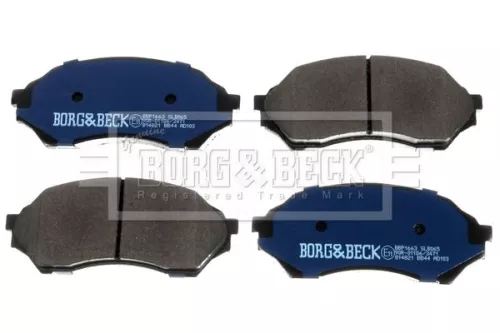 Borg and Beck Borg and Beck BBP1663 Front Brake Pad Set Fits Mazda 323 F 323 S 