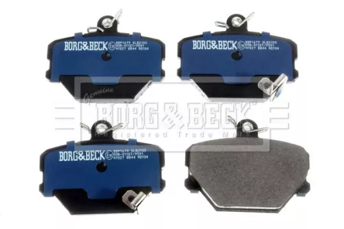 Borg and Beck Borg and Beck BBP1679 Front Brake Pad Set Fits Smart Cabrio City-coupe Crossblade Fortwo Roadster 