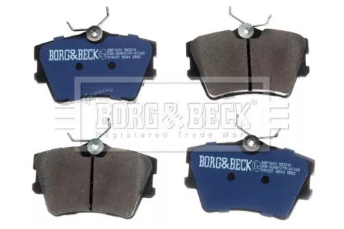 Borg and Beck Borg and Beck BBP1693 Rear Brake Pad Set Fits Vw Transporter 