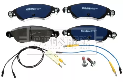 Borg and Beck Borg and Beck BBP1709 Front Brake Pad Set Fits Citroën C5 
