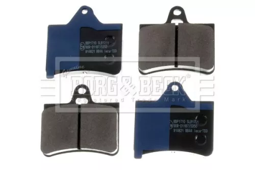 Borg and Beck Borg and Beck BBP1710 Rear Brake Pad Set Fits Citroën C5 