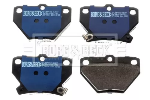 Borg and Beck Borg and Beck BBP1712 Rear Brake Pad Set Fits Toyota Celica Corolla Prius Yaris Yaris Verso Yaris Vers 