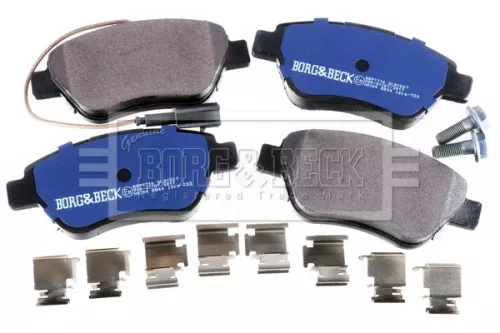 Borg and Beck Borg and Beck BBP1716 Front Brake Pad Set Fits Alfa Romeo Citroën Fiat Peugeot 500 500 C Bipper Bipper 
