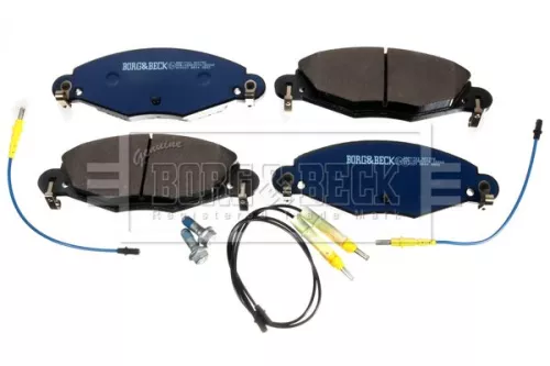 Borg and Beck Borg and Beck BBP1723 Front Brake Pad Set Fits Citroën C5 
