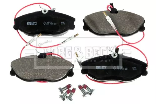 Borg and Beck Borg and Beck BBP1730 Front Brake Pad Set Fits Peugeot 306 607 