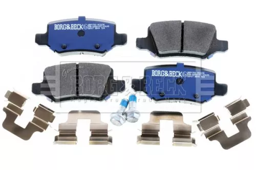 Borg and Beck Borg and Beck BBP1753 Rear Brake Pad Set Fits Mercedes A-class B-class Vaneo 