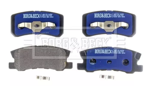 Borg and Beck Borg and Beck BBP1758 Rear Brake Pad Set Fits Baic Chrysler Citroën Dodge Jeep Lancia Mitsubishi Peuge 