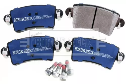 Borg and Beck Borg and Beck BBP1773 Rear Brake Pad Set Fits Nissan Opel Renault Vauxhall Interstar Master Movano 